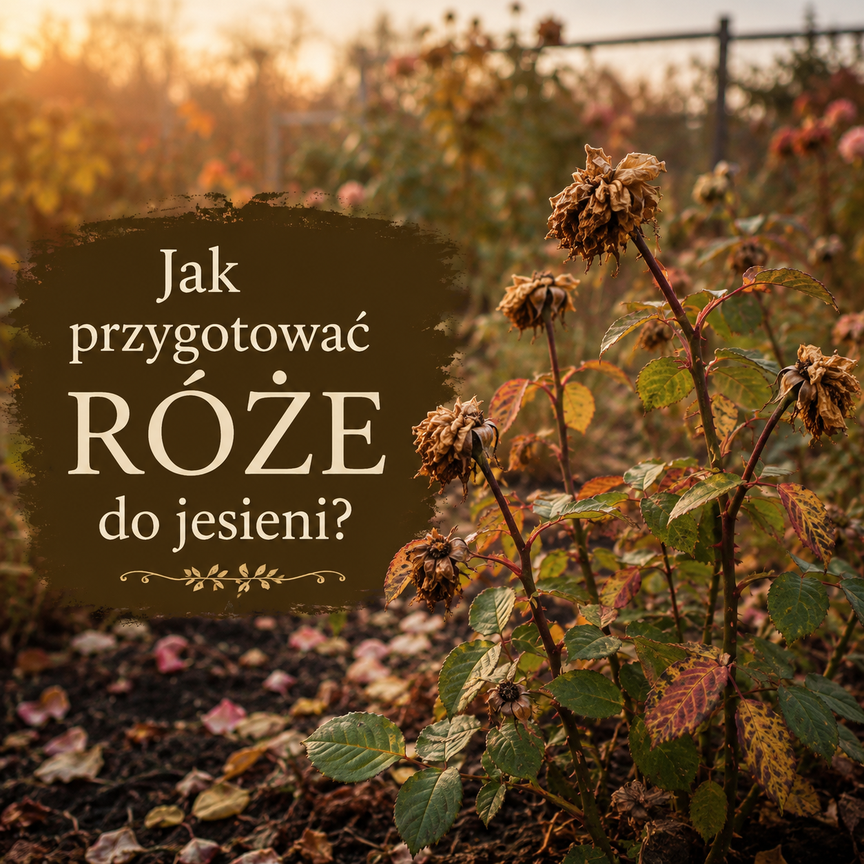 Jak przygotować róże do jesieni i zimy? | Floribunda