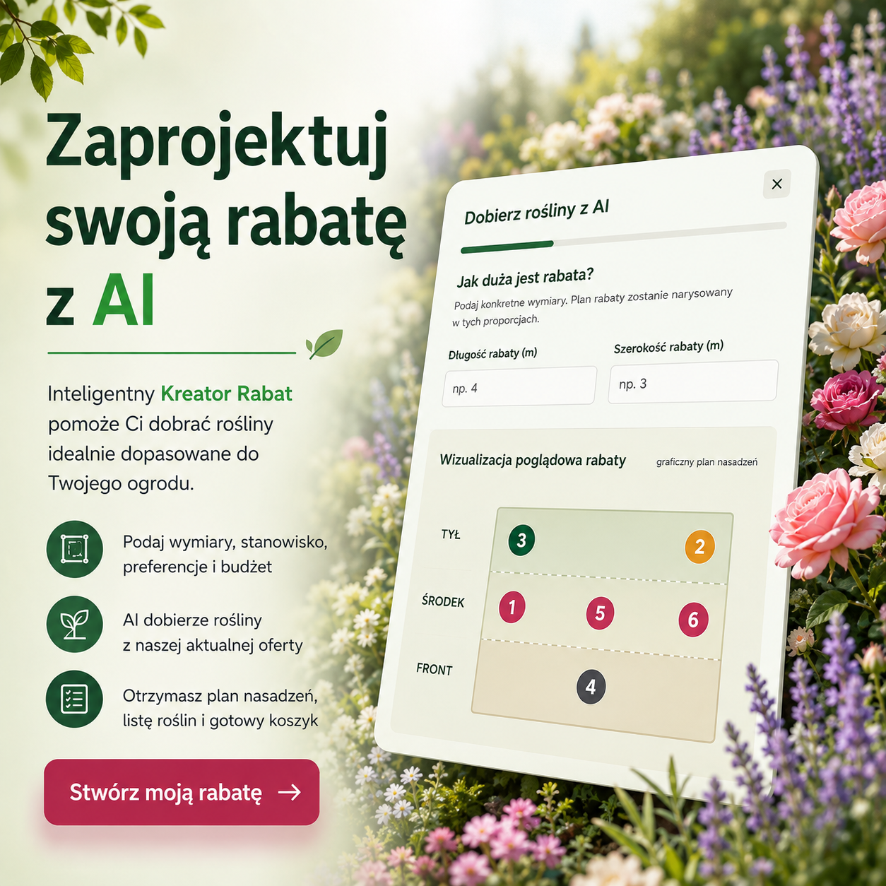 Jak zaprojektować rabatę? Wypróbuj Kreator Rabat AI